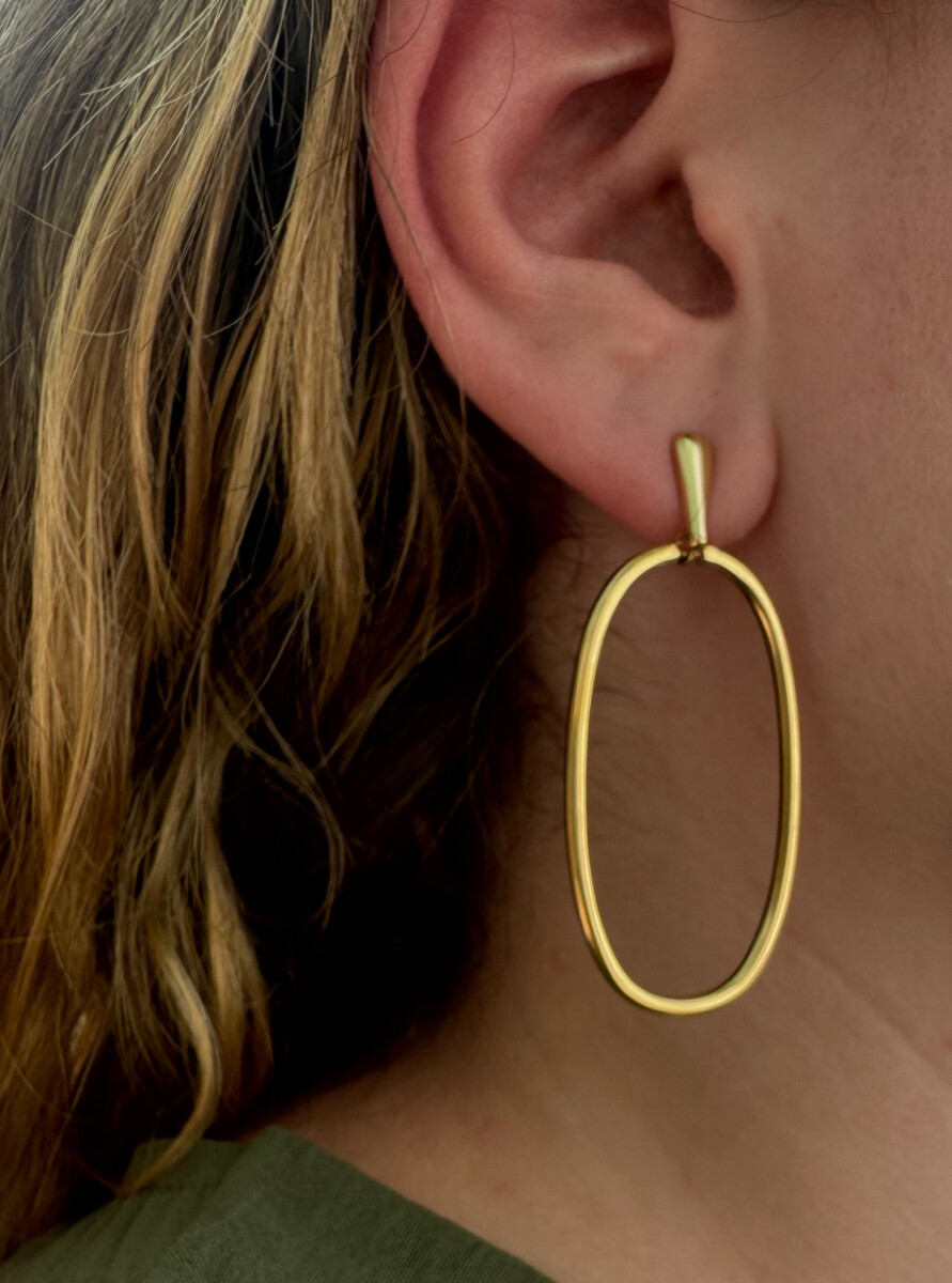 Boucles d'oreilles ovales – Image 2