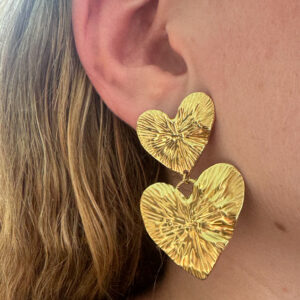 Boucles d’oreilles coeur