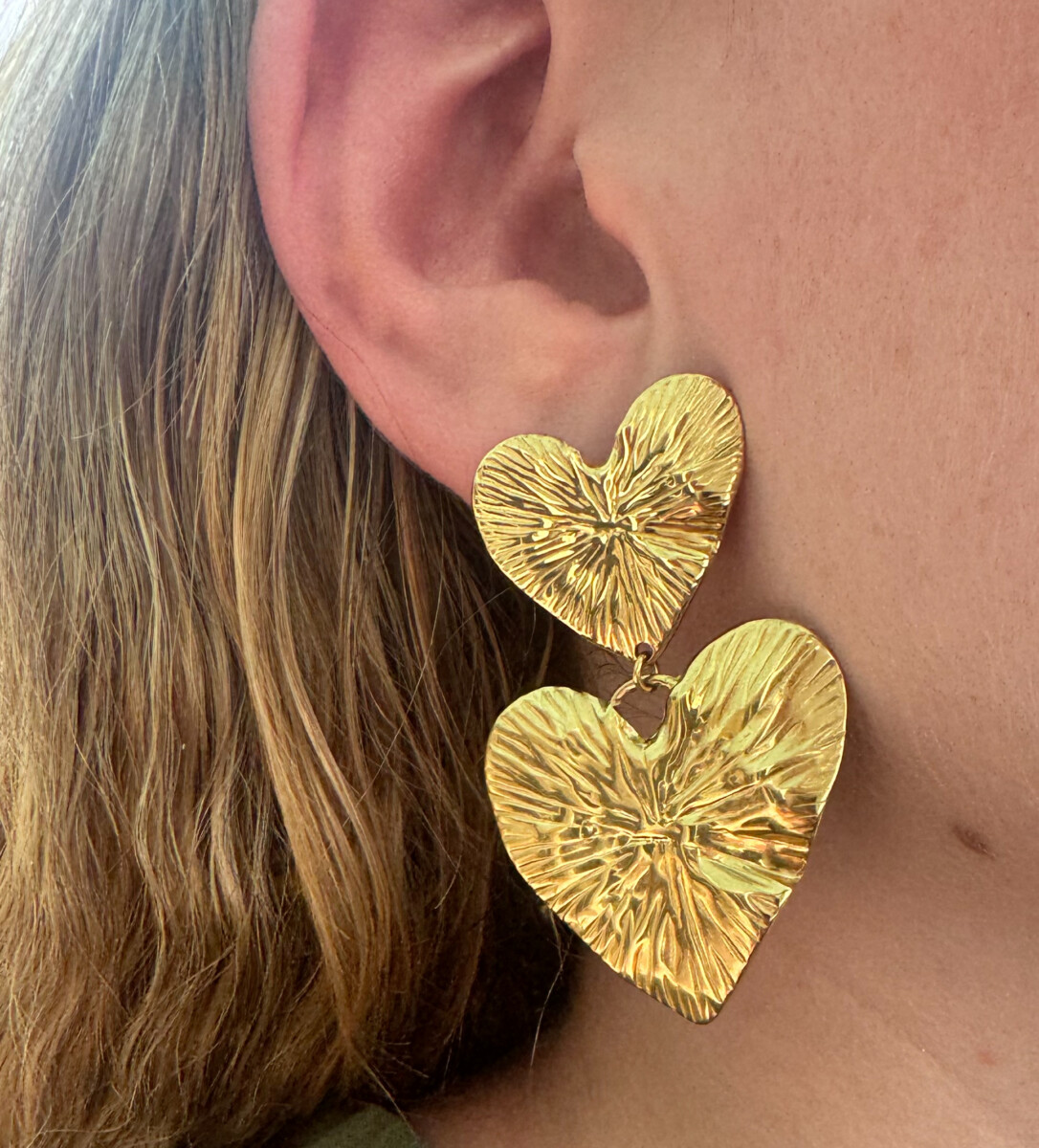 Boucles d'oreilles coeur – Image 2