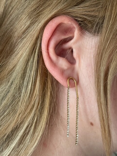 Boucles d'oreilles rivière – Image 2