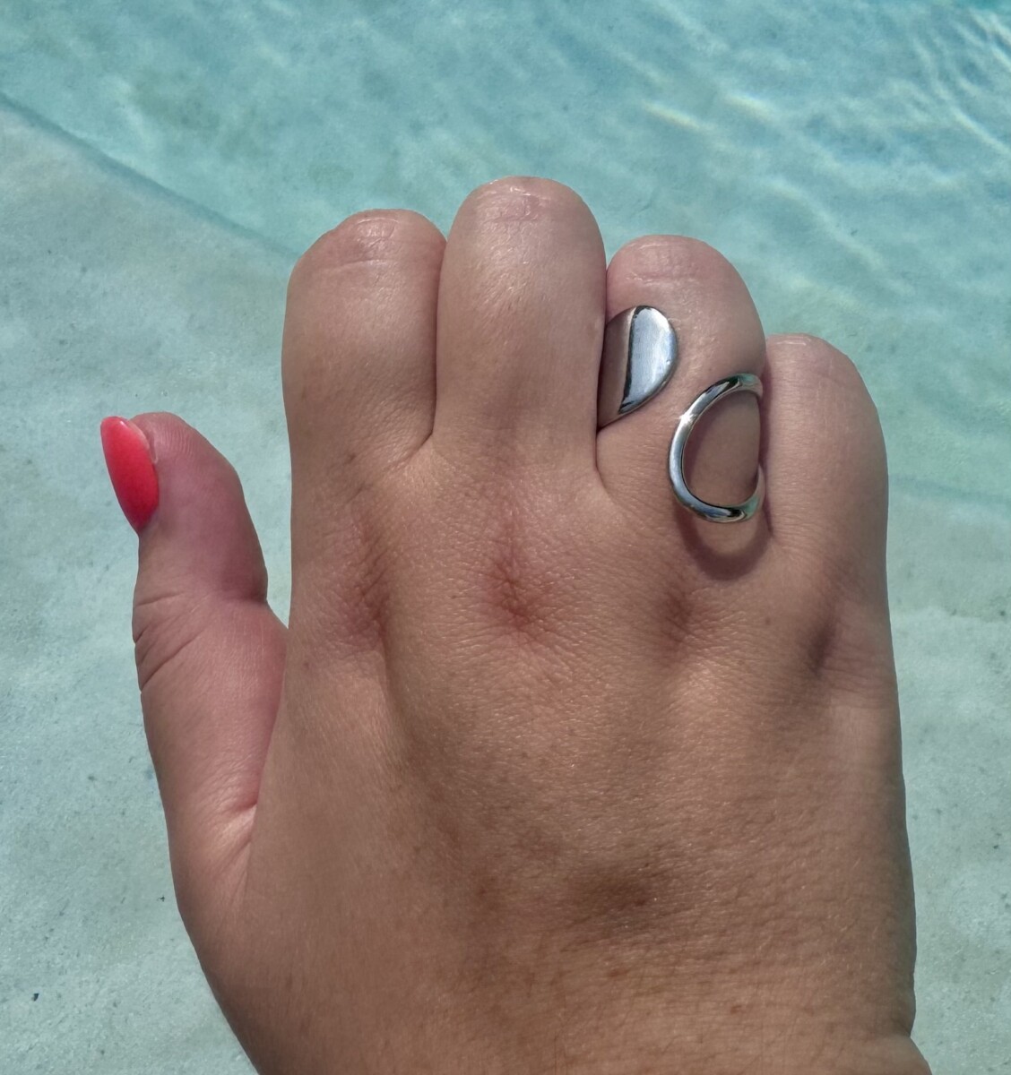 Bague large en acier inoxydable – Image 3