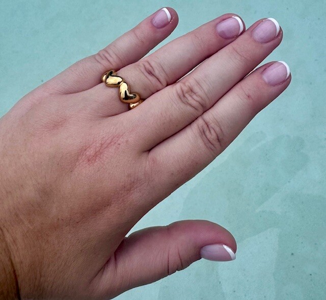 Bague multi coeurs – Image 2