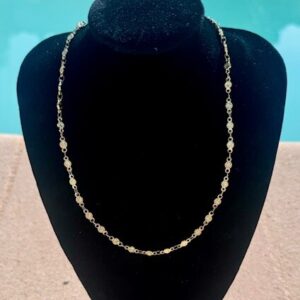 Collier mailles larges en acier inoxydable