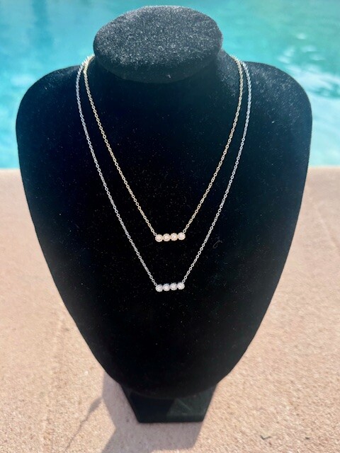 Collier avec rangée de zirconium – Image 2