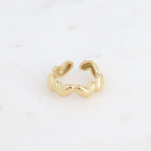 Bague multi coeurs