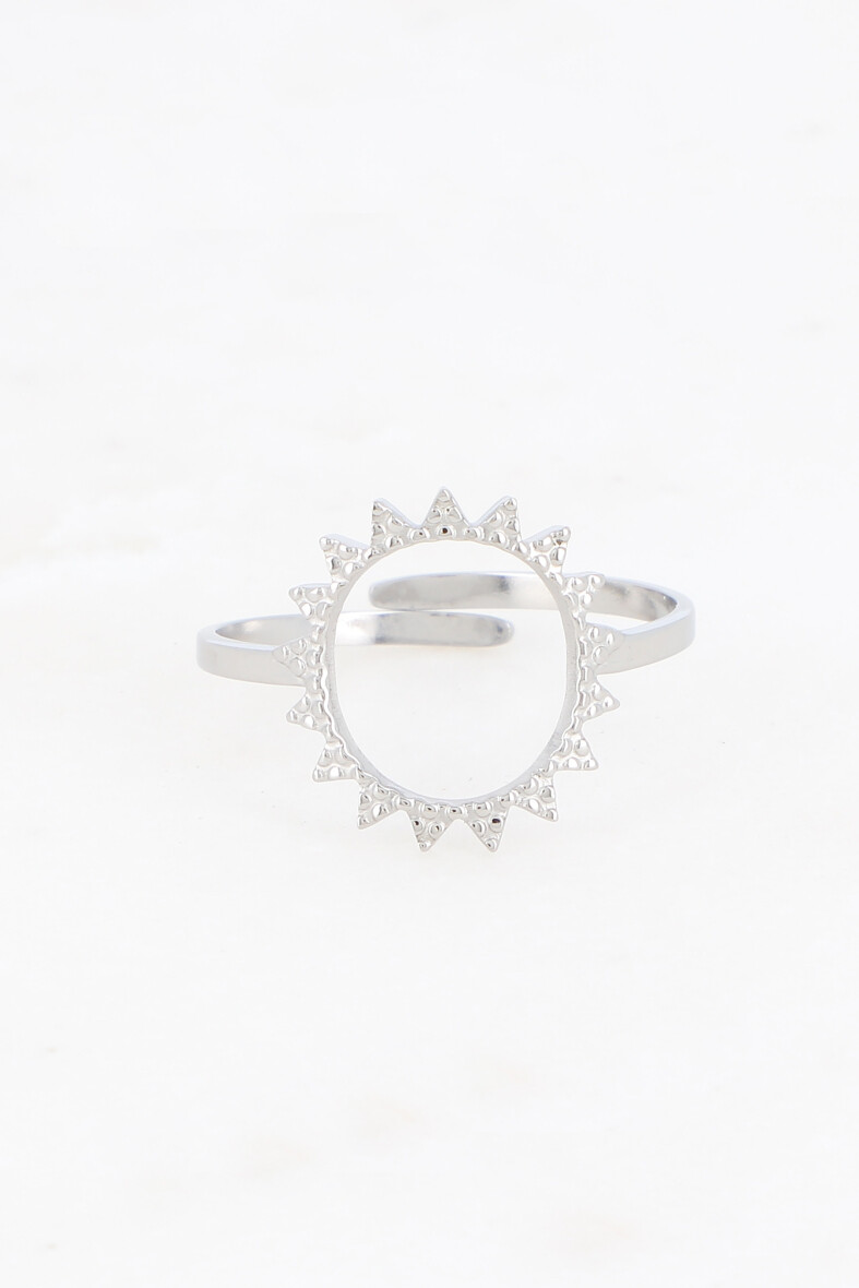 Bague soleil en acier inoxydable – Image 4
