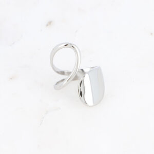 Bague large en acier inoxydable