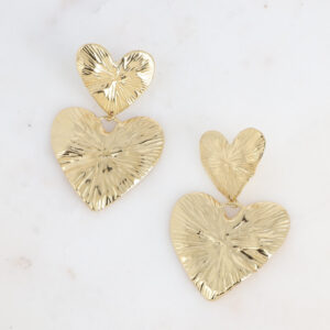 Boucles d’oreilles coeur