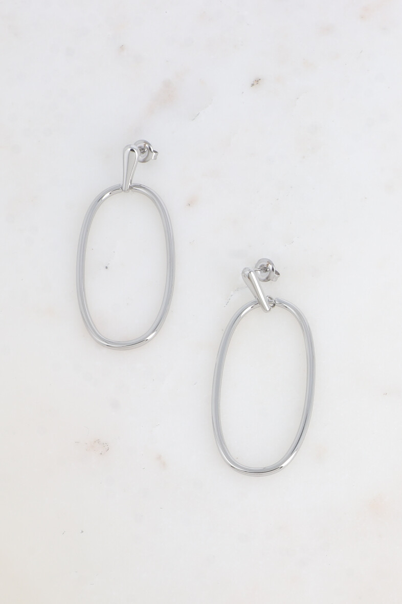 Boucles d'oreilles ovales – Image 3