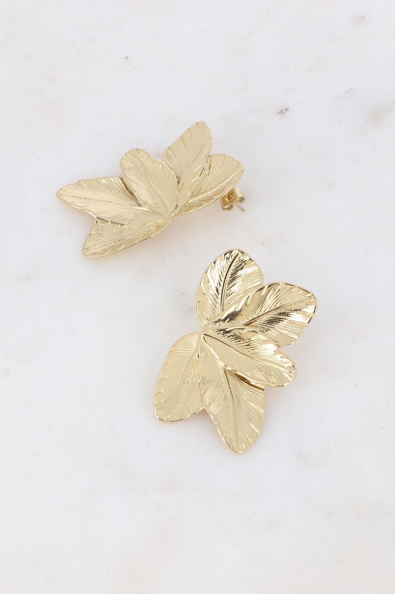Boucles d'oreilles feuilles – Image 3