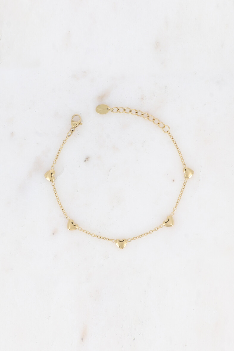 Bracelet petits coeurs