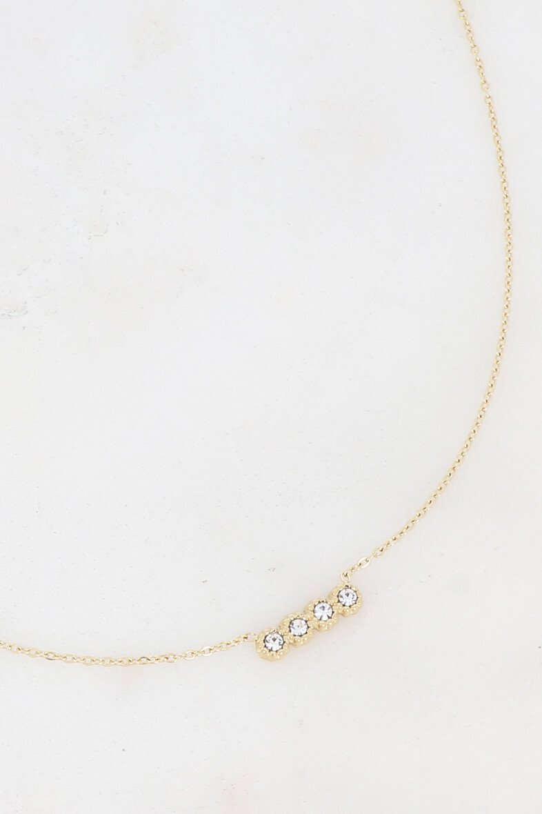 Collier avec rangée de zirconium – Image 3