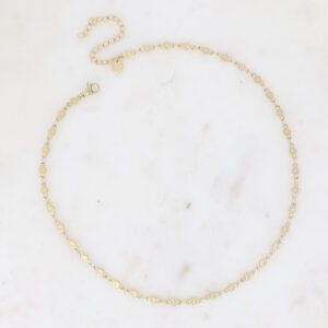 Collier mailles larges en acier inoxydable