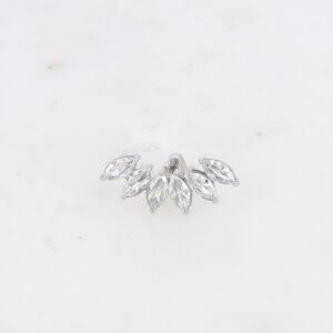 Piercing avec des oxydes de zirconium